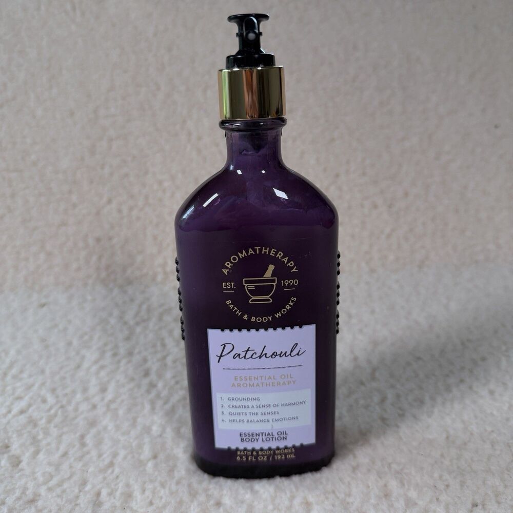 Bath & Body Works Aromatherapy PATCHOULI Body Lotion 6.5 oz RARE